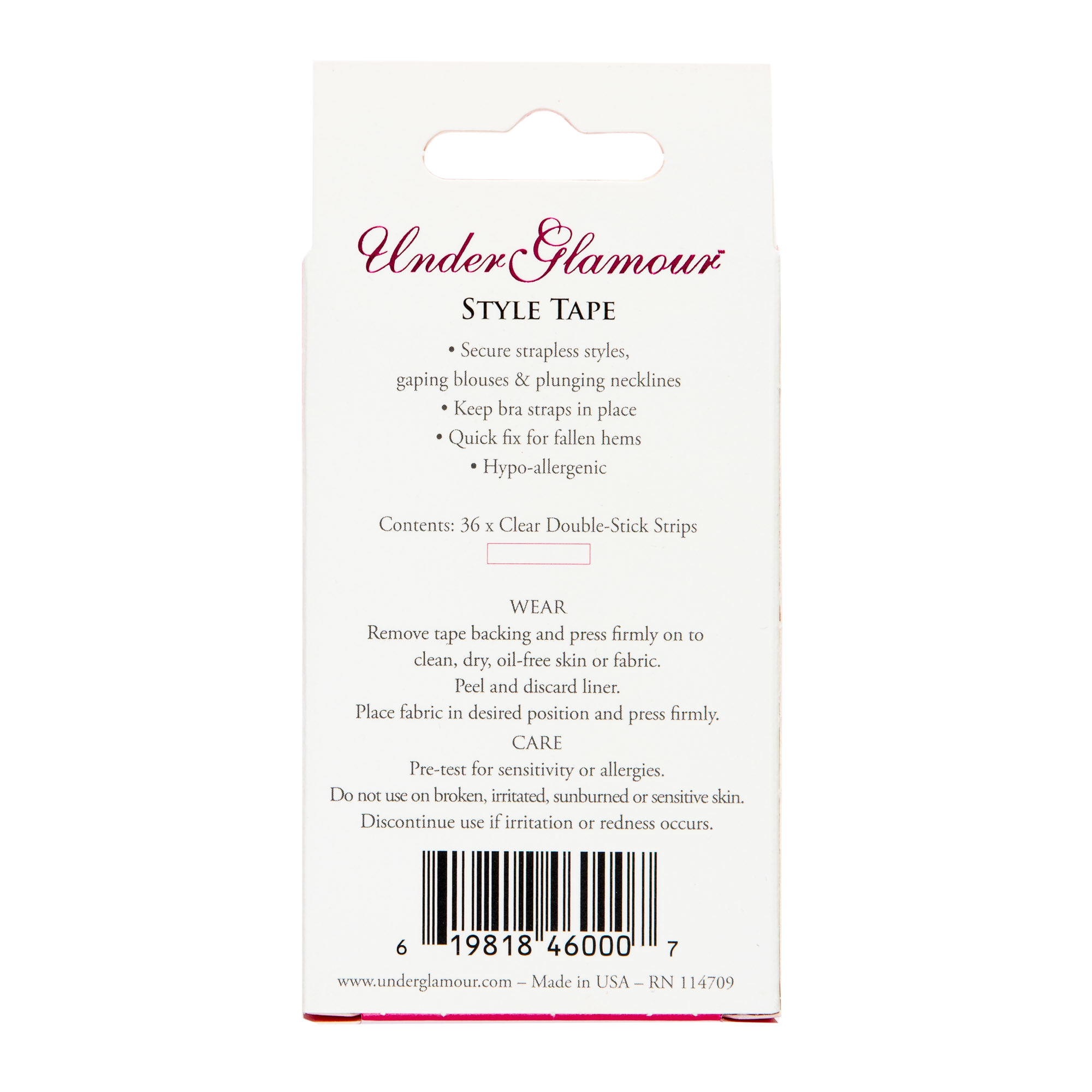 Under Glamour Style Tape